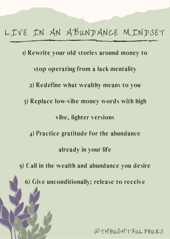 Abundance Mindset Shift